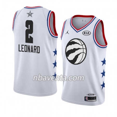 Camiseta Hombre Toronto Raptors Kawhi Leonard 2 2019 All-Star Jordan Brand Blanco Swingman
